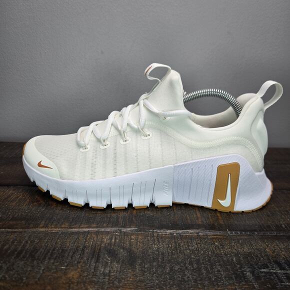 NEW Nike Free Metcon 6 Womens Size 11 Training Shoes Monarch White FJ7126-103 - Picture 7 of 12